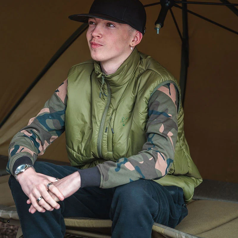 Fox Olive Quilted 100 Gilet